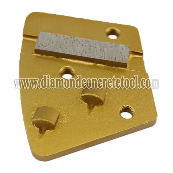 TRAPEZOID  WITH 2 PCD AND ROUND SUPPORT Details about   METAL-BOND DIAMOND TOOLS 