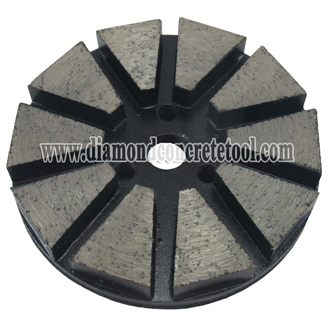 10 Segment Concrete Grinding Discs For Velcro